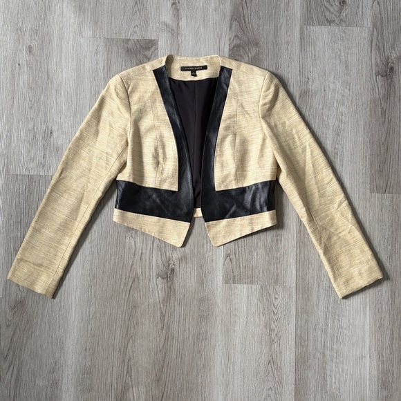 Cynthia Steffe Beige and Black Women's Blazer - Picture 2 of 9